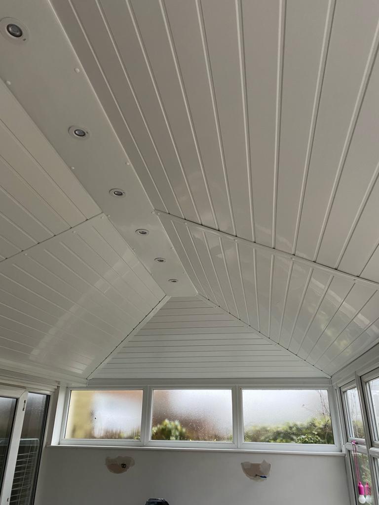 Before conservatory insulation